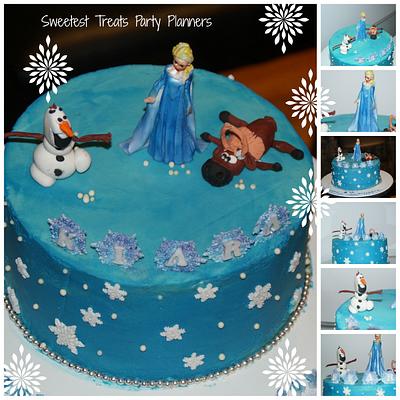 Frozen Inspired Cakes - Cake by The Sweetest Treats Party Planners