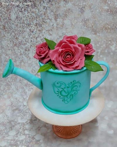 Watering can Cake - Cake by Anna's World of Sweets 