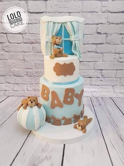 Baby shower 🚿 Cake by lolodeliciouscake  - Cake by Lolodeliciouscake