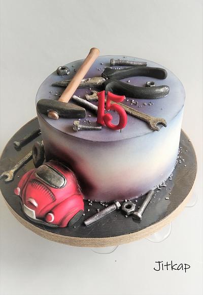  Motor vehicle repair cake - Cake by Jitkap