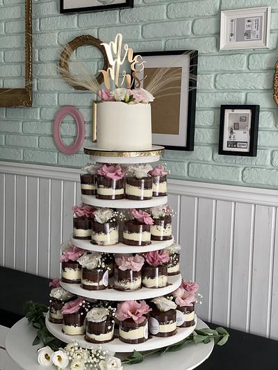 Wedding mini cakes  - Cake by Martina Encheva