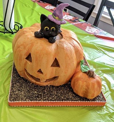 Halloween Pumpkin Cake - Cake by Chelsea Hott