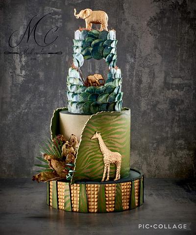 Jungel cake  - Cake by Cindy Sauvage 
