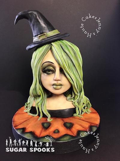 Green Witch - Sugar Spooks - Cake by Jenny Kennedy Jenny's Haute Cakes