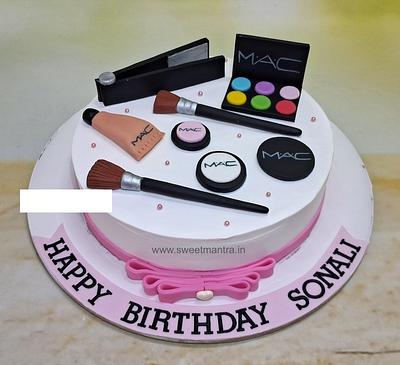 Cake for Beauty Parlour owner birthday - Cake by Sweet Mantra Homemade Customized Cakes Pune