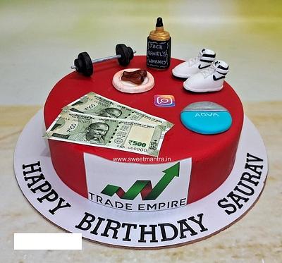 Customised cake for Broker - Cake by Sweet Mantra Homemade Customized Cakes Pune