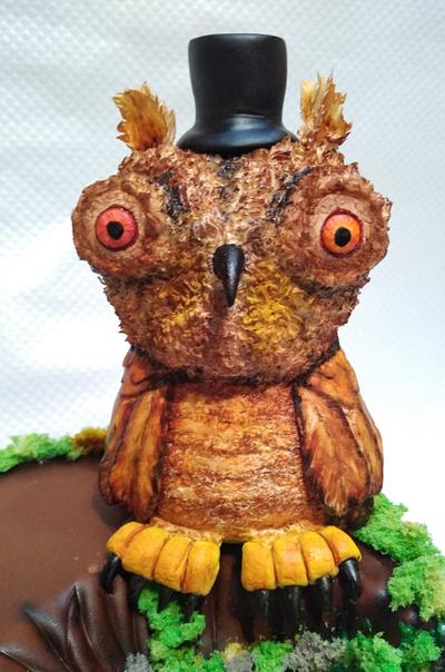 Owl - Cake by Dari Karafizieva