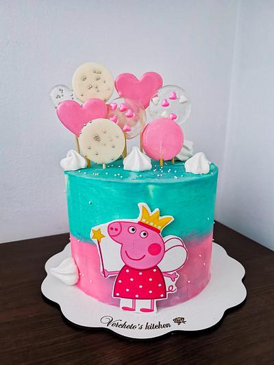 Peppa pig cake  - Cake by Vyara Blagoeva 