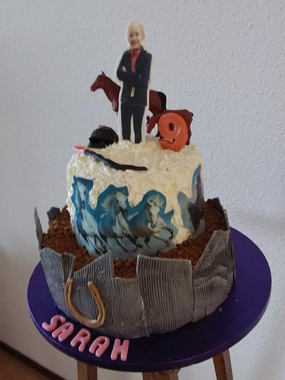 Verjaardagstaart met paarden - Cake by Tineke