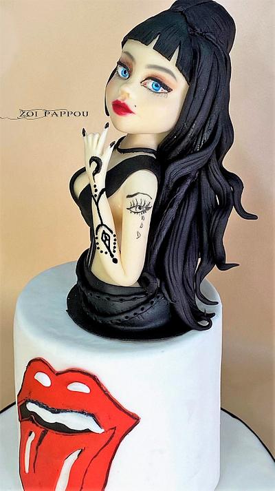 Rock girl !! - Cake by Zoi Pappou