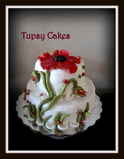 poppy seed cake - Cake by tupsy cakes