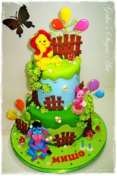 Cake Winnie the Pooh and friends - Cake by Galya's Art 