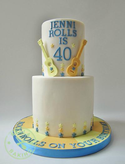 Ukulele birthday cake - Cake by Inga Ruby Cakes (formerly Bella Baking)