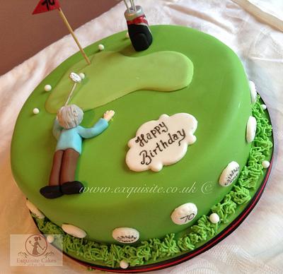 Golf Cake - Cake by Natalie Wells