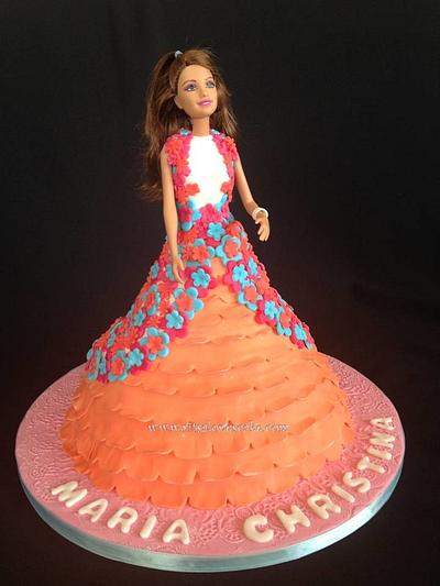 Barbie cake - Cake by Ritsa Demetriadou