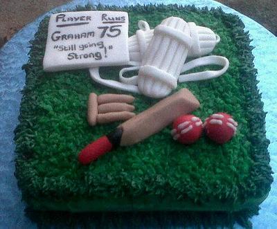Cricket Cake - Cake by lucillescakes