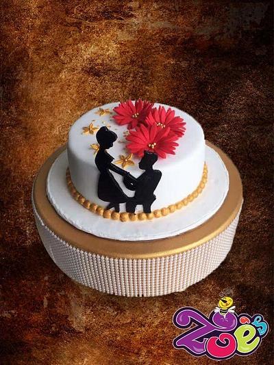 Engagement cake  - Cake by Ankita Singhal