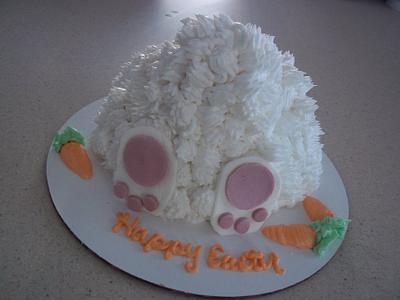 Bunny Butt Cake  - Cake by cakes by khandra