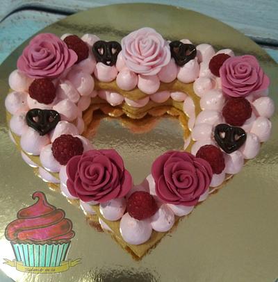 Cream tart (Cookie cake) - Cake by Bakmuts en zo