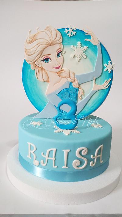 Elsa Frozen 2D cake topper - Cake by Le Creazioni di Ninfa - Ninfa Tripudio