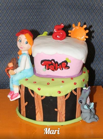  the cake on the fairy tale "little Red riding hood "  - Cake by Maria Romanova