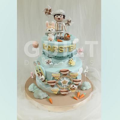 Bunnies' Fun day - Cake by Guilt Desserts