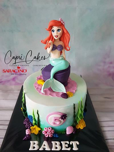 Little mermaid Ariel - Cake by Claudia Kapers Capri Cakes