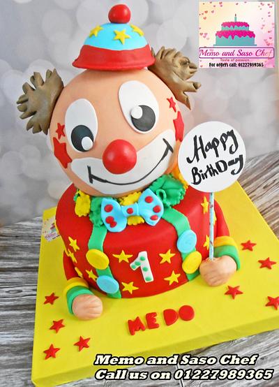 clown cake 🎊 - Cake by Mero Wageeh
