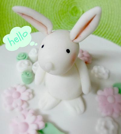 Hello First Bunny... - Cake by miettes