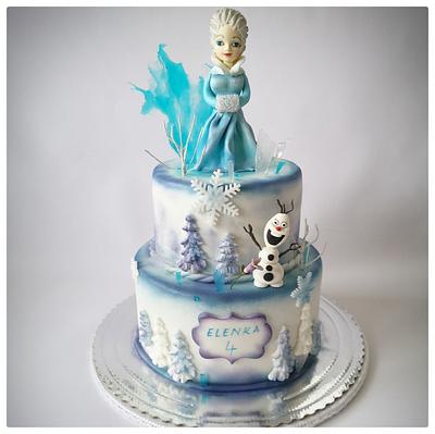 Frozen - Cake by Manuela Jonisova