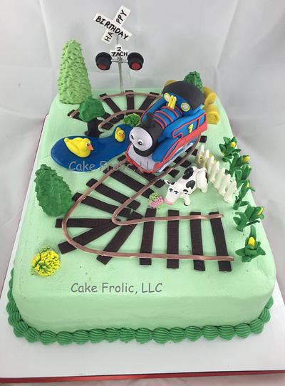 Thomas the Train - Cake by CakeFrolic