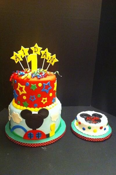 Mickey Mouse Club House cake - Cake by Woodcakes