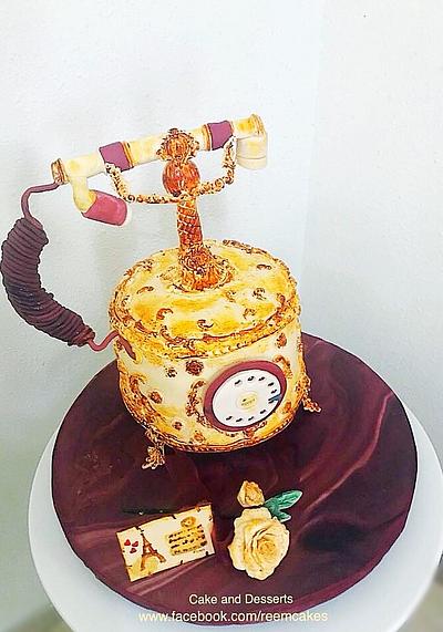 old telephone cake - Cake by reemabdo