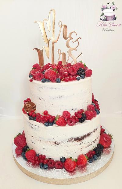 Simple wedding cake - Cake by Kristina Mineva