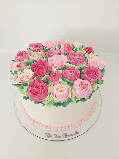 Flowers box - Cake by Kristina Mineva