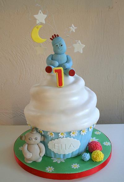 In the night garden themed Giant cupcake - Cake by Alison Lee