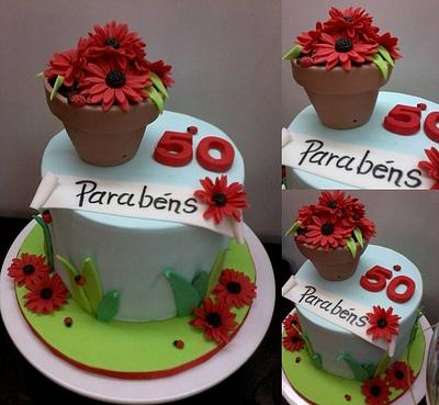 Garden cake - Cake by Projectodoce