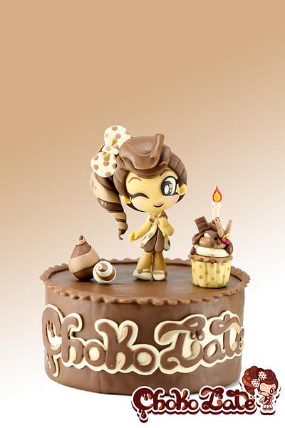 ChokoLate celebrating 1st anniversary - Cake by ChokoLate Designs