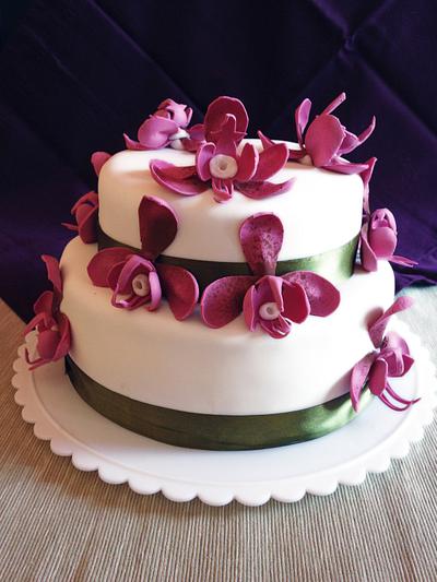 Orchid Cake - Cake by keberka