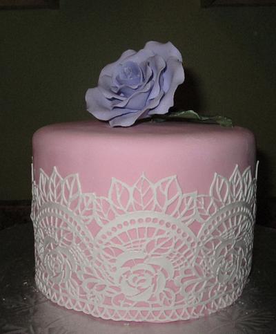 Michelle's Cake Lace cake - Cake by Jazz
