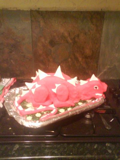 welsh dragon cake - Cake by Caked