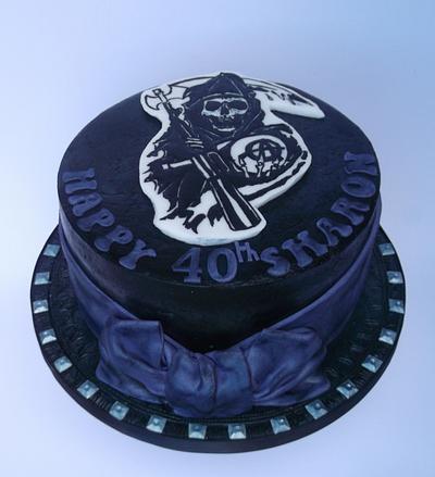 Sons of Anarchy cake - Cake by fitzy13
