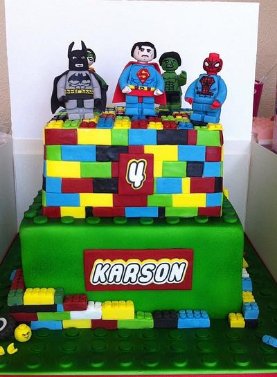 Lego Superheroes - Cake by Extreme Bakeover