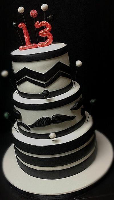 Mustache Cake - Cake by Stacy Lint