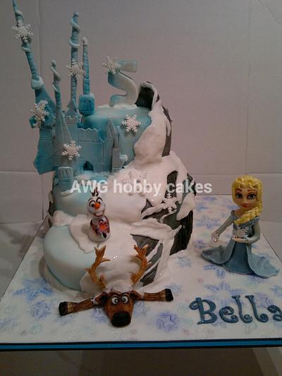 "Frozen" for Bella - Cake by AWG Hobby Cakes