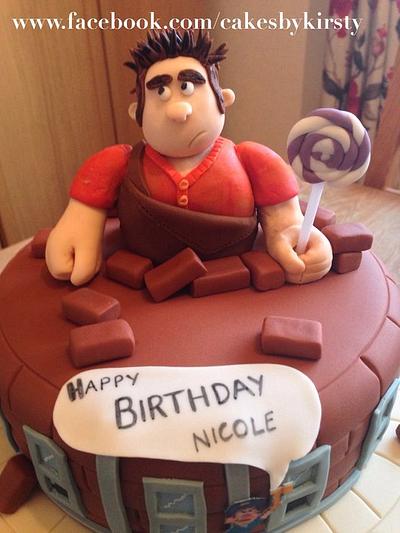 wreck it Ralph - Cake by Cakes by Kirsty 