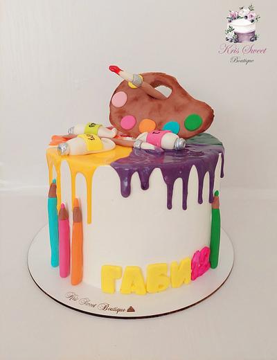 Art cake - Cake by Kristina Mineva