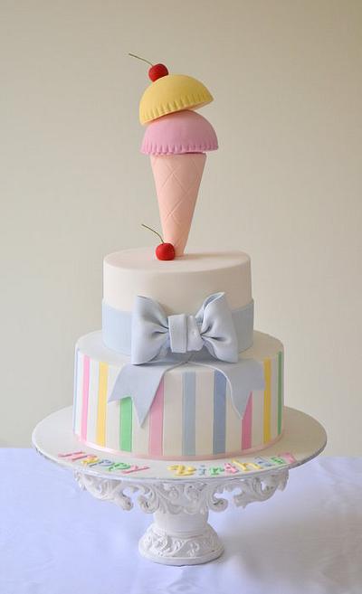 ice cream cake - Cake by Sue Ghabach