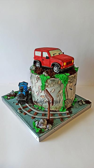 Off road - Cake by Fondantfantasy