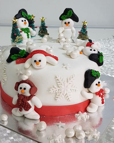 Christmas cake - Cake by jscakecreations
